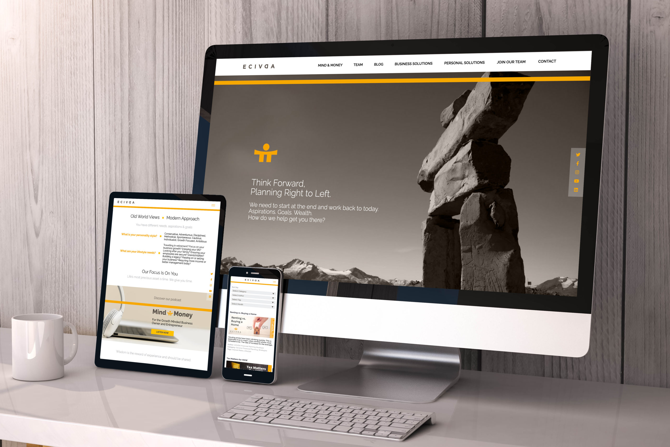 ECIVDA Website | Web Design