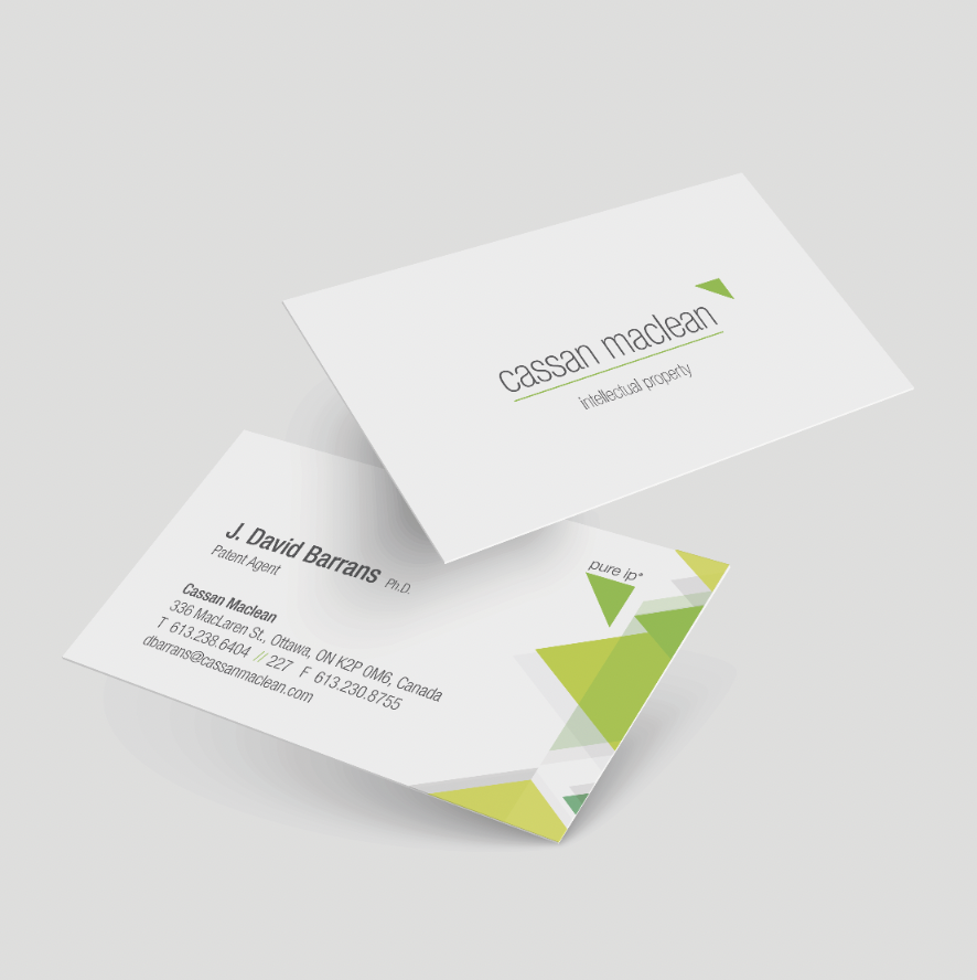 Cassan Maclean business card | Brand communication tools