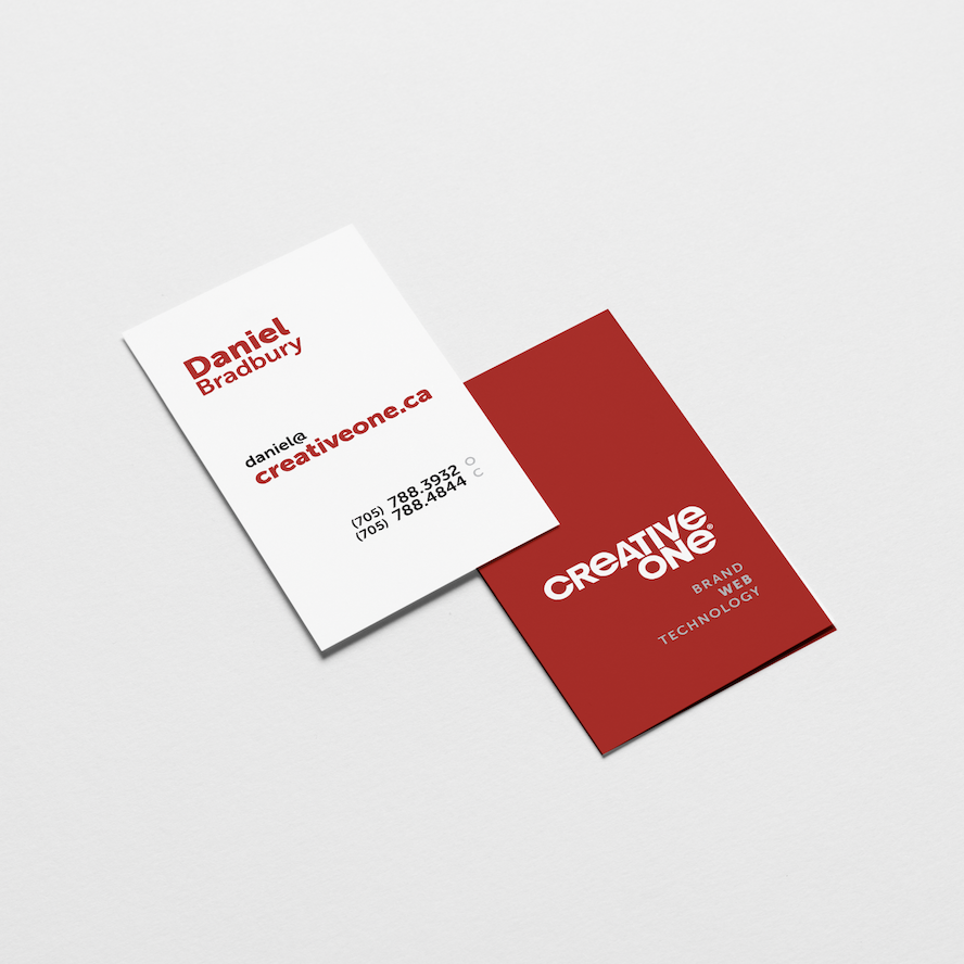 Creative One business card | Brand communication tools