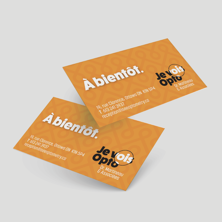 I See Optometry business card | Brand communication tools