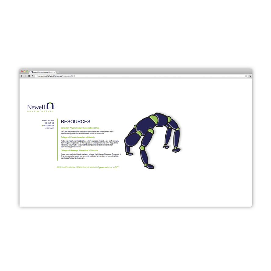 Newell Physio Website | Web Design