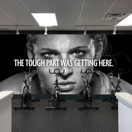 Vita Fitness Wall Decal | Brand Display