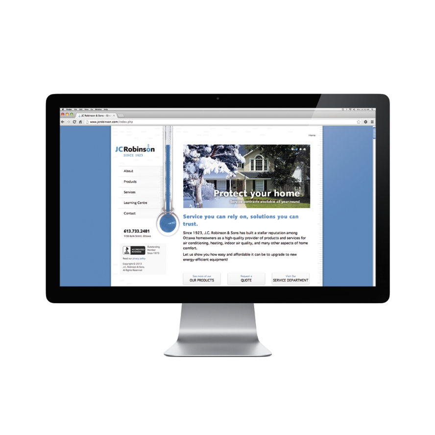 JCRobinson Website | Web Design