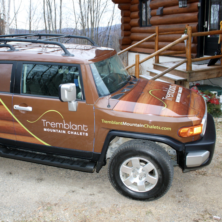 Tremblant Mountain Chalets vehicle wrap | Display