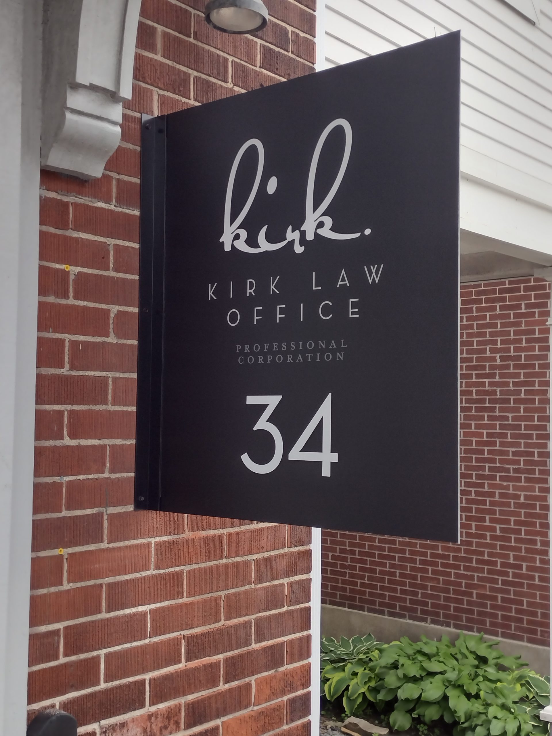 Kirk Law outdoor signage
